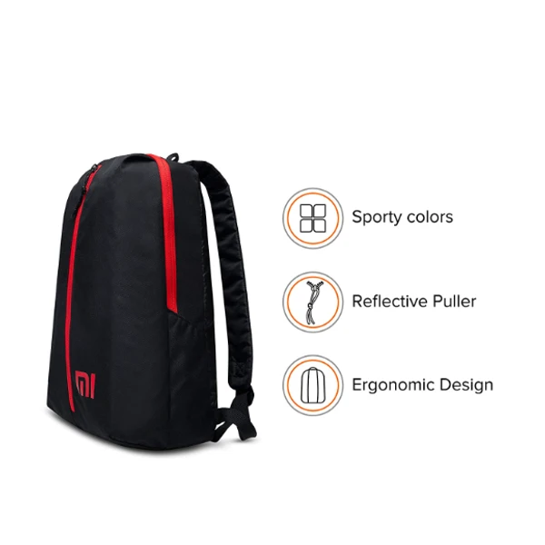 Mi Step Out 12 L Mini Backpack - Small, Black, Water Repellent